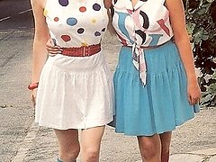 Two white seventies girls