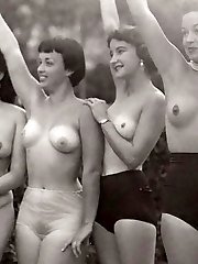 Real vintage outdoor chicks