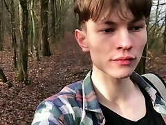 Amazing Teen BOY CAMPING into the FOREST FOR Jerking OFF & CUM AS VULCANO