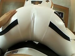 nonnude softcore japanese ass job in leather suit clip