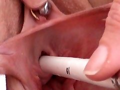 Cervix and Peehole Plowing with Objects Fapping Urethra