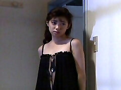 Cute young Japanese poking passionate