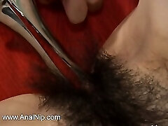 Deep ass-fuck sex with hairy chinese babe