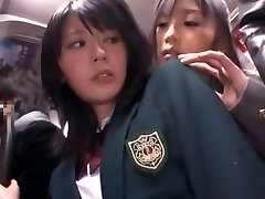 Insatiable Japanese chick Natsu Aoi, Yuu Shinoda, Ai Uehara in Incredible Getting Off/Onanii, Lesbian/Rezubian JAV movie