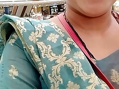 Sangeeta Heads To A Mall Unisex Toilet And Gets Nasty While Pissing And Farting (Telugu Audio) 