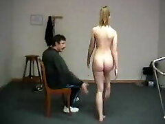 Humiliating nude exercises for teacher spanking shame