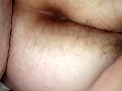 hidden shot of her hairy pucker & hairy fuckbox