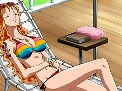 Nami very sexy & biotch in bikini (One Piece)