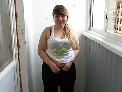 Russian, Thick Girl With By A Cunny Hairy, Pee For You:)