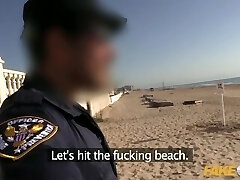 Fake Cop Policeman has outdoor anal fuck-fest with Italian slut