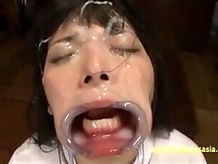 Jav Idol Ai Gets Extraordinary Deep Mouth Gullet Brace Bukkake Then Piss In Mouth