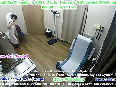 Become Doc Tampa, Shock Your Mixed Cutie Neighbor Aria Nicole As You Perform Her 1st Gyno Examination EVER On Therapist-TampaCo
