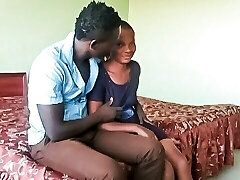 Cute African Couple’s First Homemade Amateur Sex Tape