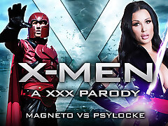 Patty Michova & Danny D in XXX-Studs: Psylocke vs Magneto Gonzo Parody - Brazzers