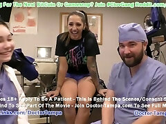 $CLOV Stefania Mafras Obgyn Exam By Medic Tampa & Nurse Lenne Lux On POV Cameras @ GirlsGoneGynoCom