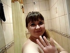 pissing, filmed herself as a pee in the bathroom)