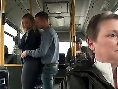 Crazy hot porking on a bus