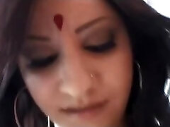 Indian Desi with Big Tits Sucks and Fucks Huge Knob