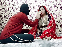 Indian Suhagraat Fuckfest_Very First Night of Wedding Romantic Sex with Hindi Voice