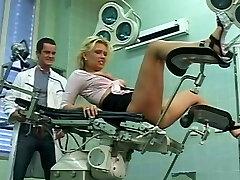 Uber-sexy blonde fucked by the family doctor's big cock
