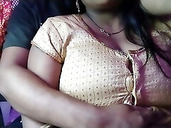 Hot desi sexy fat boobs wife and village bf romance in the secret room.
