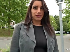 GERMAN SCOUT - SAGGY TITS Teenage SEDUCE TO FUCK AT STREET Audition IN GERMANY