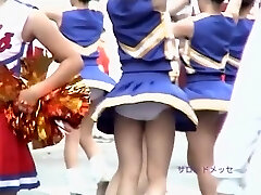 Astounding Asian cheerleader nymphs recorded on camera