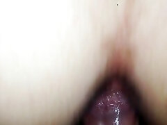My wife loves her first anal fuck
