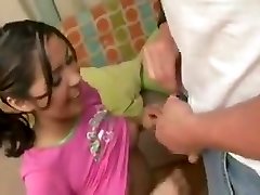 Babysitter fucks dad while mother is at work