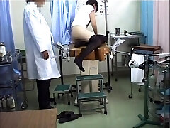 Medical exam with hidden camera on Asian chick