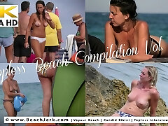 Without Bra beach compilation vol.67 - BeachJerk