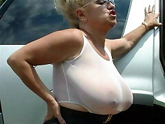 Ample Granny Tits Jerk Off Challenge To The Beat 