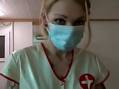 Nurse Dildo Treatment and anal invasion Fisting