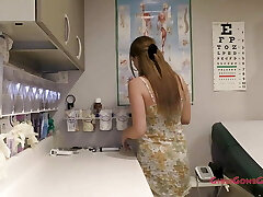 Pregnant Beauties Nova Maverick & Ashley Grace Get A Vibing Exam in Doctor Tampa's Office , At GirlsGoneGynoCom