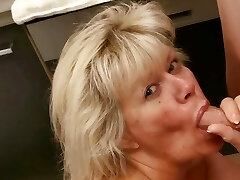 German ugly old mature housewife meet  guy for amateur porn