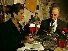 Elegant Italian Mature cuckold husband on restaurant