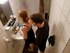 Stepsister Fucked In The Douche And Almost Got Caught By Step-mom