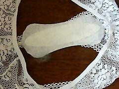 Popshot on Moms Lacy Panties and Pantyliner