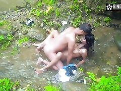 Desi Girl Having Fuck-a-thon In The Waterfall Outdoor