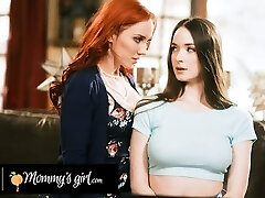 MOMMY'S Girl - Grubby Hazel Moore Teaches Her Red-haired Stepmom How To Use A Computer The Proper Way