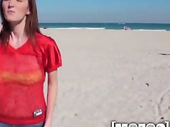 Mofos - Sexy beach babes strip