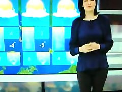 Weather girl I mastrubate to loving her tight pants
