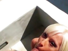 Beautiful big-tit blonde Rikki Six bounces her ass on hard cock