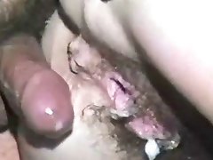 hairy pussy creampie