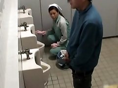 Asian dame is cleaning the wrong public part4