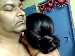 Sexy Homemade Indian Mature Hairy Couple Have Awesome Bang-out