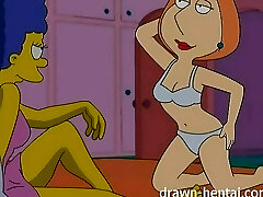 Girly-girl Hentai - Marge Simpson and Lois Griffin