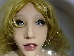 Foolish Bathroom Lockdown - Miss Eva Mae - silicone m2f deep transformation