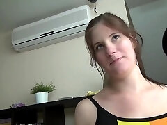 Pregnant girl can not hold back from fucking, because her perfectly clean-shaven pussy always needs cock
