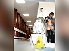 BUSTED! Hot Young Nurse, fucked in PUBLIC Hospital